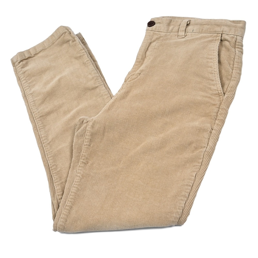 Katin Pipeline Corduroy Pants Men's 33 (34x29.5) Beige Stretch Straight Surf